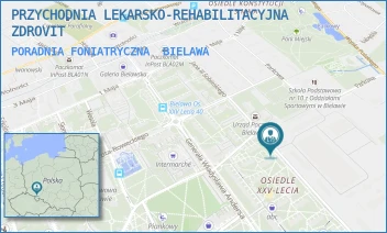 PORADNIA FONIATRYCZNA - PRZYCHODNIA LEKARSKO-REHABILITACYJNA ZDROVIT - UL. JANA III SOBIESKIEGO 19A/2,  BIELAWA