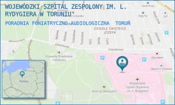 PORADNIA FONIATRYCZNO-AUDIOLOGICZNA - WOJEWÓDZKI SZPITAL ZESPOLONY IM. L. RYDYGIERA W TORUNIU - ŚW. JÓZEFA 53-59,  TORUŃ