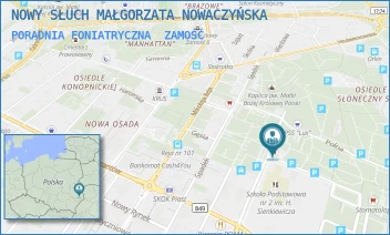 PORADNIA FONIATRYCZNA - NOWY SŁUCH MAŁGORZATA NOWACZYŃSKA - POLNA 16C,  ZAMOŚĆ