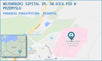 PORADNIA FONIATRYCZNA - WOJEWÓDZKI SZPITAL IM. ŚW.OJCA PIO W PRZEMYŚLU - UL. MONTE CASSINO 18, PRZEMYŚL