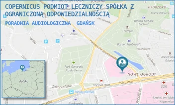 PORADNIA AUDIOLOGICZNA - COPERNICUS PODMIOT LECZNICZY SPÓŁKA Z OGRANICZONĄ ODPOWIEDZIALNOŚCIĄ - UL. POWSTAŃCÓW WARSZAWSKICH 1-2,  GDAŃSK