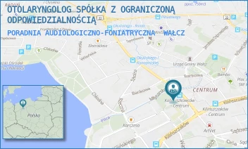 PORADNIA AUDIOLOGICZNO-FONIATRYCZNA - OTOLARYNGOLOG SPÓŁKA Z OGRANICZONĄ ODPOWIEDZIALNOŚCIĄ - KOŚCIUSZKOWCÓW 10,  WAŁCZ